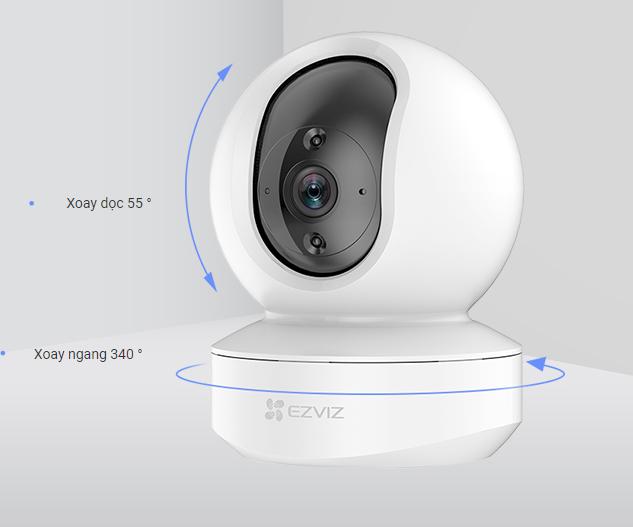 Cámara de Seguridad WIFI, Ezviz: 2 y 4 Mpx, interior, visión nocturna 360º